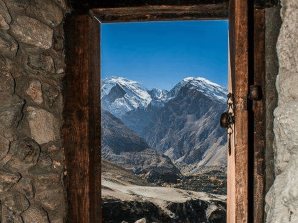 view-from-window-of-fort-valley-gilgit baltistan-north-times